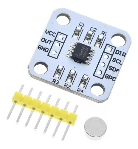 Sensor De Ángulo De Inducción Magnética  As5600 Arduino