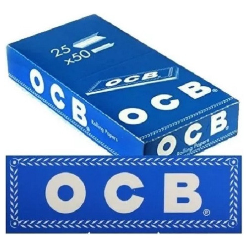 Papel Ocb Cañamo Organico - Papelillos 1 1/4 - 25x50. Rey