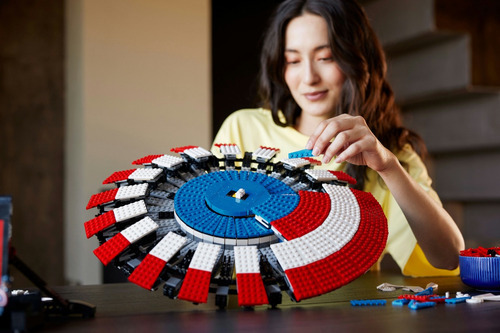 Kit Lego Super Heroes 76262 Escudo De Capitán América 3128pz Cantidad De Piezas 3128