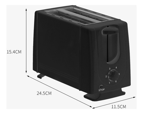 Máquina De Waffle Torradeira, Plugue Europeu, 2 Preto