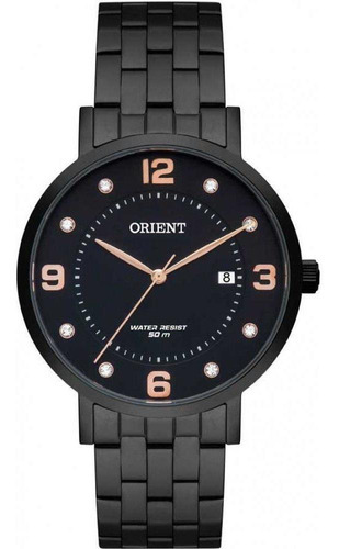 Relógio Orient Aço Preto Fpss1003 P2px Quartz 50m