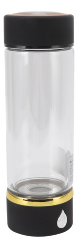 Botella De Agua Con Generador De Hidrógeno Negro Negro, 380