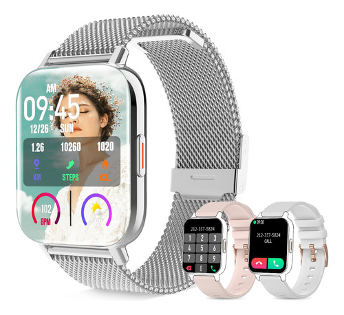 Lefitus Women Smart Watch With Text And Call, Fitness Track.