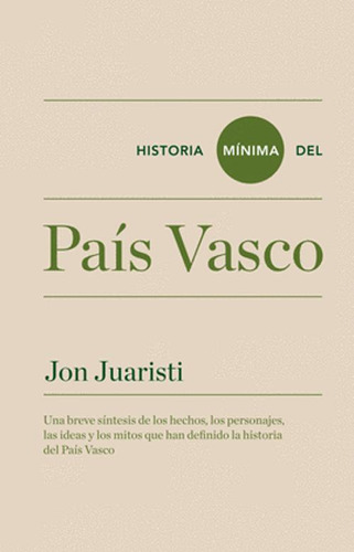 Libro Historia Mínima Del País Vasco