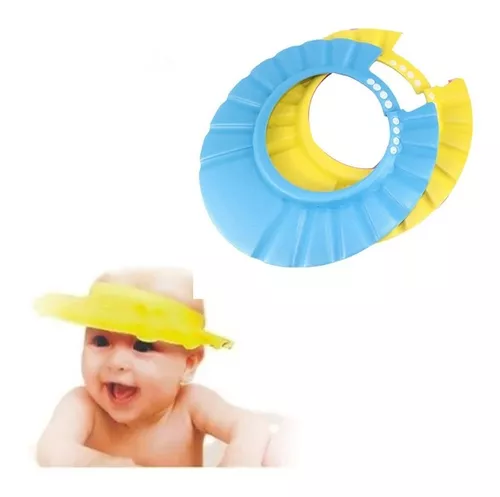 Gorro Visera Sombrero De Baño Protector Ducha Niños Bebes