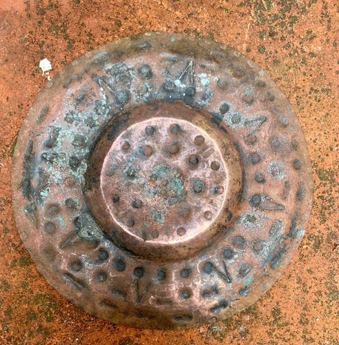 Antigua Artesanía De Cobre Calendario Azteca (Usado)