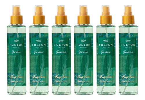 Caja X 6 Body Splash Fulton Gardenia X 200ml 