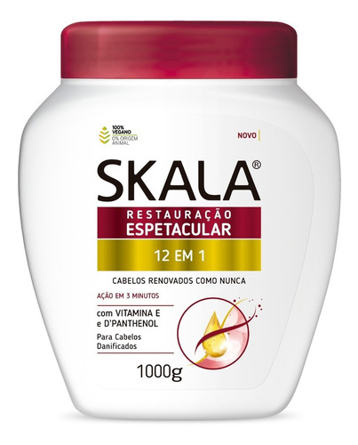 Skala Crema 12 Beneficios En 1 X 1000gr Revitalizante