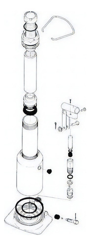 Kit Reparo Macaco Hidráulico Garrafa Schuller Ht 4 Ton