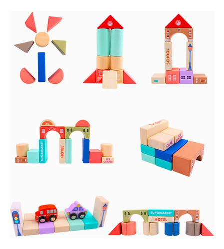 Juego Didactico City 115 Pcs - Kidscool