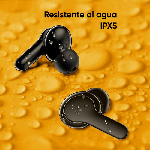 Audífonos In-ear Bluetooth Inalámbrico Qcy T13 Enc Con Manos Negro