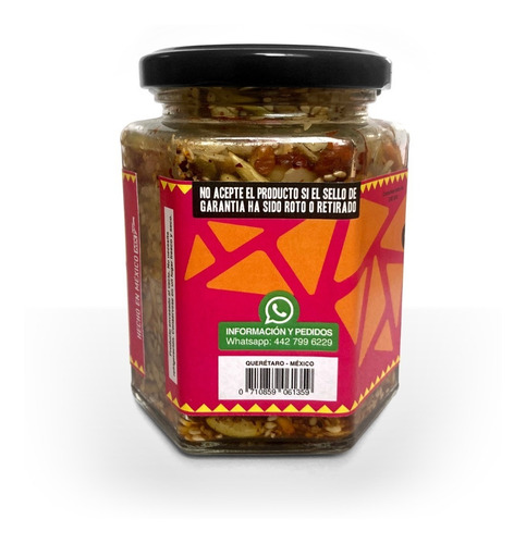 Imagen 7 de 7 de Salsa Gourmet De Semillas Sr Calavera 230g Picor Medio