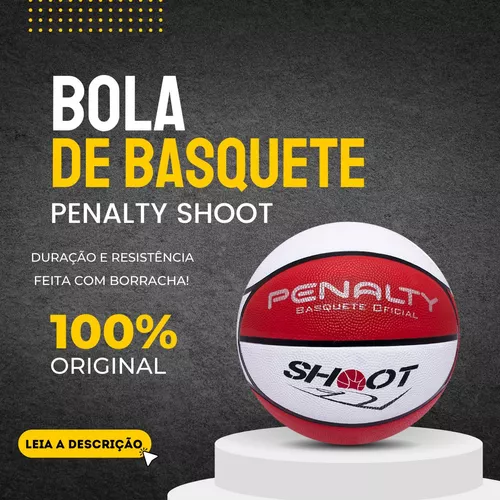 Bola de Basquete Penalty Shoot X - Vermelho+Branco