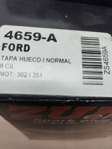 Cable De Bujías De Ford 302 - 351 Tapa Hueco/ Normal 8 Cil. 