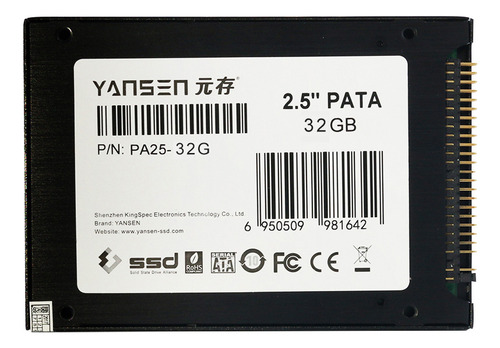 Ssd Digital Kingspec Pata (ide) De 2,5 Pulgadas Y 32 Gb Mlc