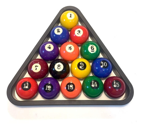 Triangulo Plástico E Escova Limpa Mesa Sinuca Bilhar Snooker