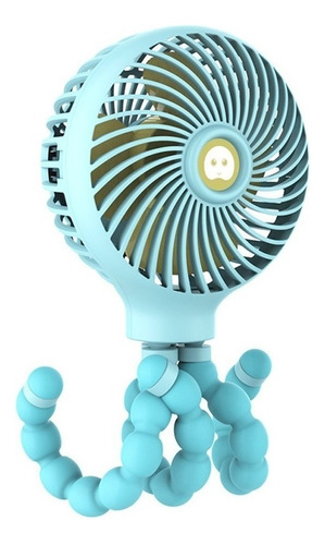 Mini Ventilador Portátil Para Cochecito De Bebé, Pulpo Flexi