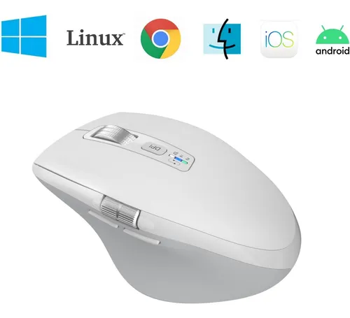 Mouse Infinmind Inalambrico Con Bluetooth Blanco