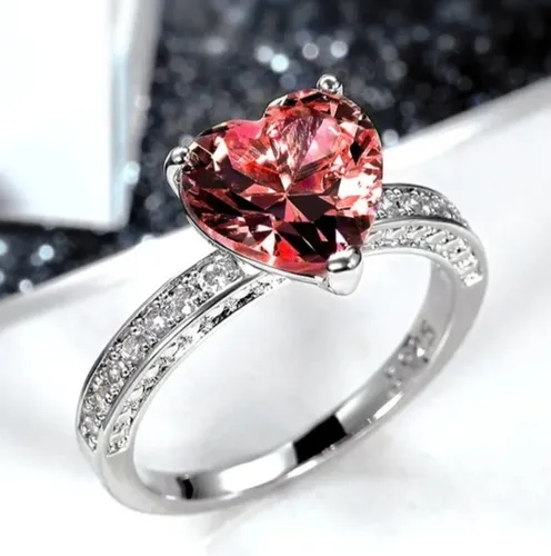 Diamante rojo anillo cheap