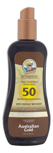 Protetor Solar Spray Gel FPS 50 Australian Gold Exotic Blend Frasco 237ml