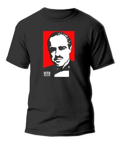 Imagen 1 de 2 de Polera Estampada Diseño El Padrino Vito Corleone