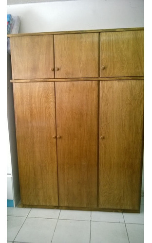 Placard Madera 6 Puertas Sin Lustre 