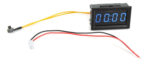 Reloj Luminoso Digital Electrónico Reloj Coche De Led (azul)