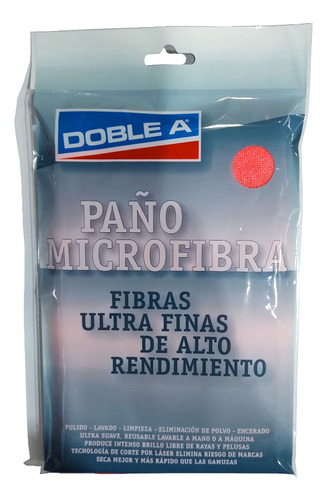 Paño Microfibra Fibras Ultra Finas Alto Rendimiento Doble A