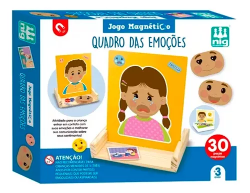 Jogo Expressões Faciais Cards e Cubos