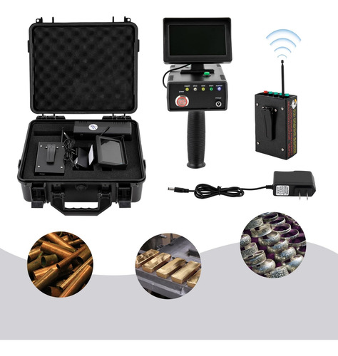 Detector De Metales Portátil 98.4ft Con Pantalla Lcd 3d