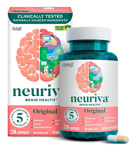 Neuriva Cerebro Concentración + Memoria (28u) Americano Sabor Sin Sabor