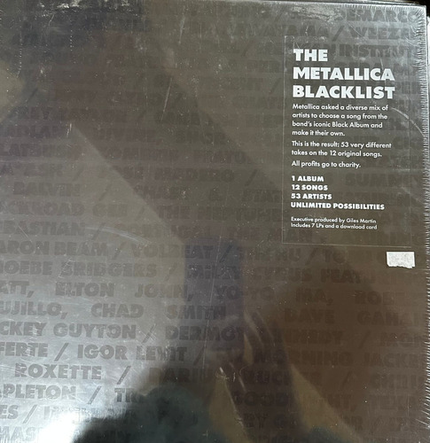 Vinilo The Metallica Blacklist Nuevo Y Sellado