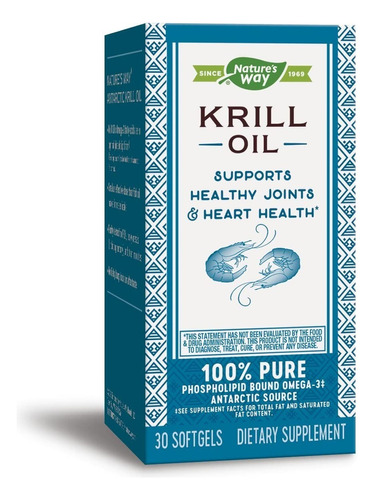 Aceite Krill Nature S Way 30cap - - Unidad A $8197