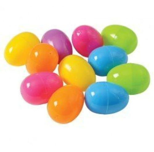 Huevo De Pascua De Plástico, 50 Piezas, Ideal Para Huevos D