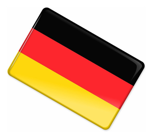 Adesivo Bandeira Alemanha 3d Resinado Moto Capacete Bd2