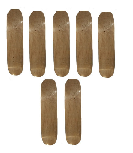 Combo 7 Tablas Para Patineta En Capas De Maple Canadiense