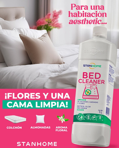 Bed Cleaner 1l, Limpiador De Colchones, Almohadas Y Cojines