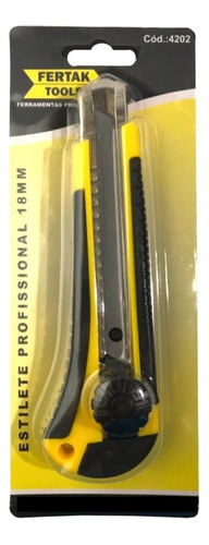 Kit 2 Estiletes Profissional Emborrachado 18mm +10 Lâminas