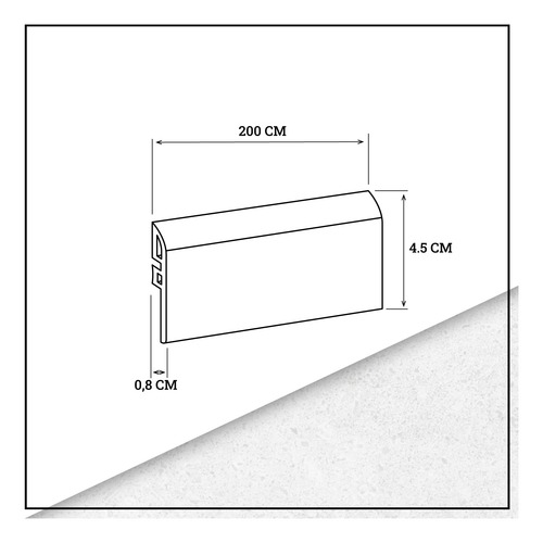 Pack 5 Unidades Cubrejunta Reductor Pvc 2mt X 45mm Tabaco