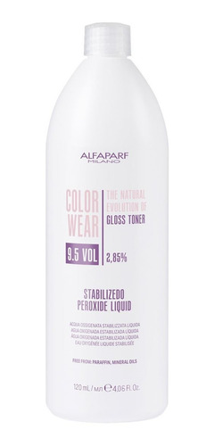 Activador Alfaparf Color Wear Gloss Toner 9.5 Vol 120 Ml