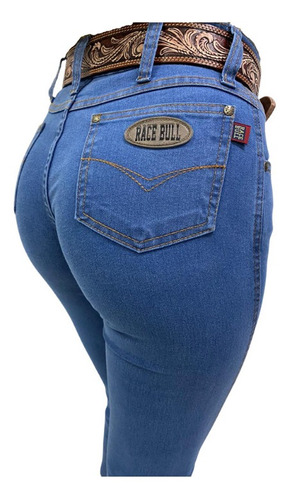 Calça Jeans Feminina Country Para Usar Com Bota E Botina