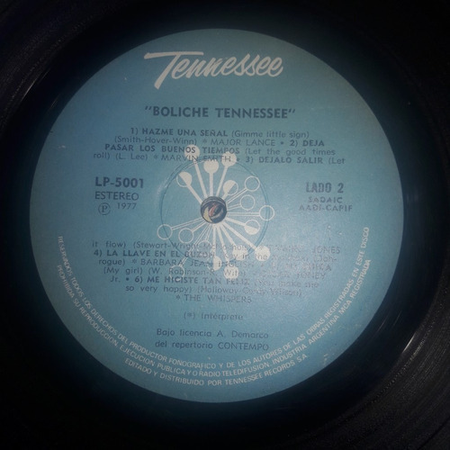 Sin Tapa Disco Boliche Tennessee Major Lance Ted Taylor Cp0