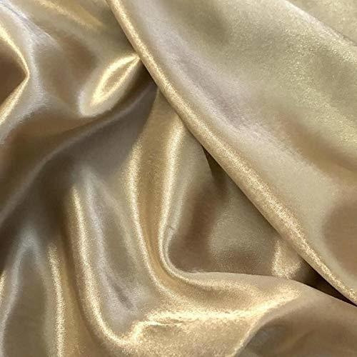 Mds 10 Yarda Tela Saten Solido Para Novia Vestido Boda 44