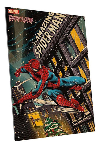 Cartel Chapa Decorativo Spiderman Modelo A6