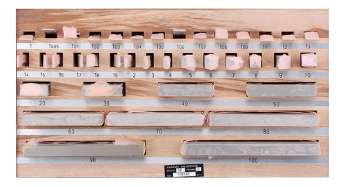 38 Uds. Bloques De Calibre Métrico Grado 0, Juego De Mesa