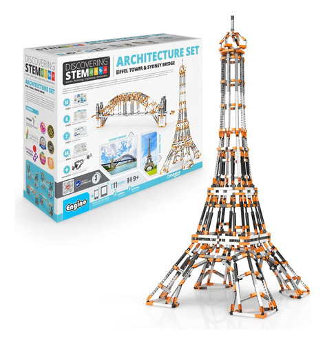 Engino Stem55 Arquitectura Torre Eiffel Y Puente De Sydney Cantidad De Piezas 1051