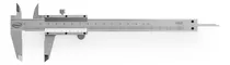 Comprar Calibre Metalico Escala Vernier Y Mm Mecanico Wembley 150mm Inox Cod. 65