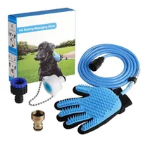 Comprar Ducha Baño Portátil Guante Masajeador Mascota Perro Gato 
