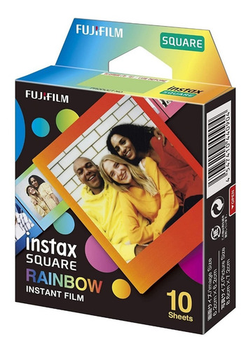 Rollo Fujifilm Instax Square Rainbow X3 U. Entrega Premium