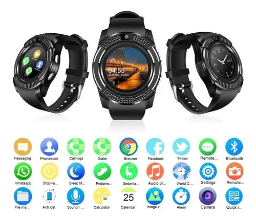 Smartwatch v8 mercado libre sale